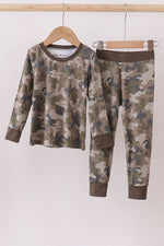 Camouflage bamboo pajama set