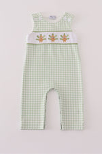 Sage turkey embroidery gingham jonjon
