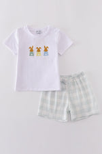 Easter bunny embroidery set