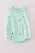 Green ghost embroidery bubble