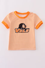Tennessee applique stripe top