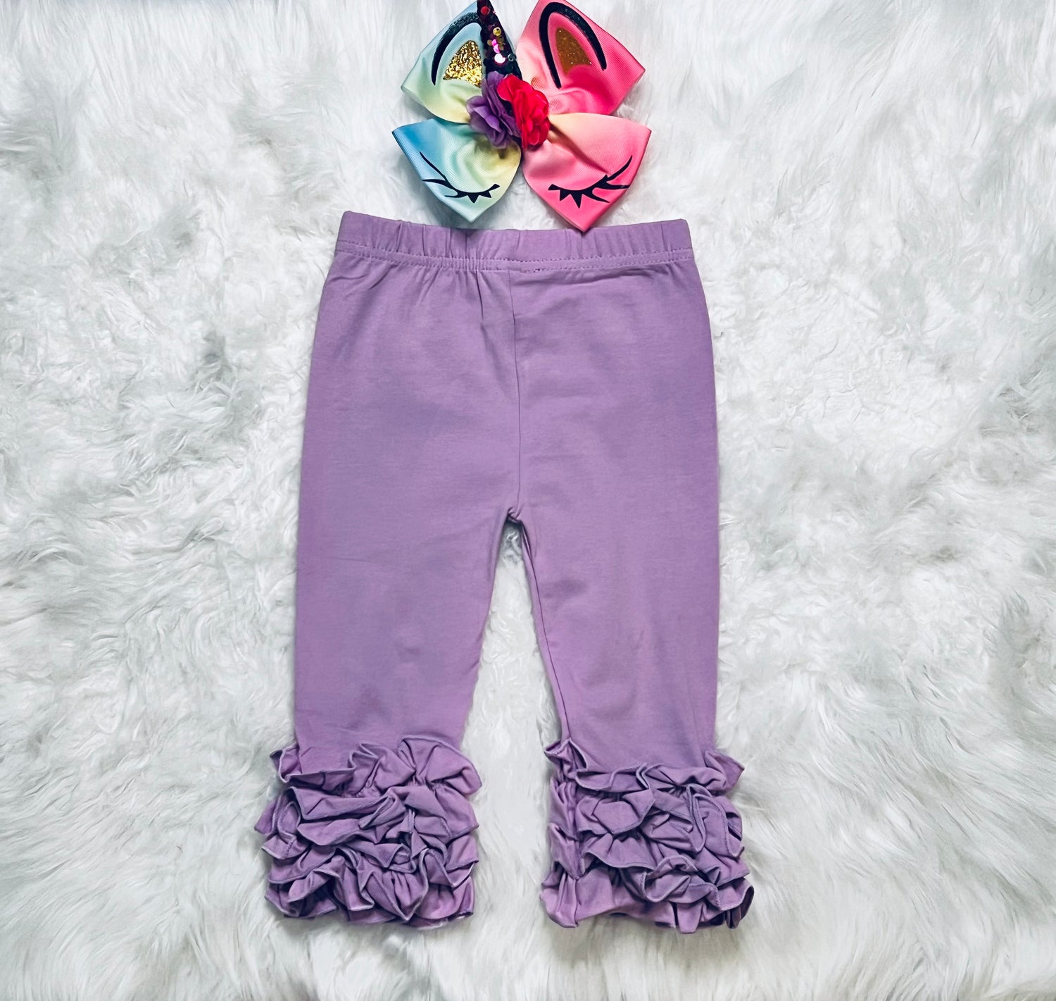 Girls lavender leggings