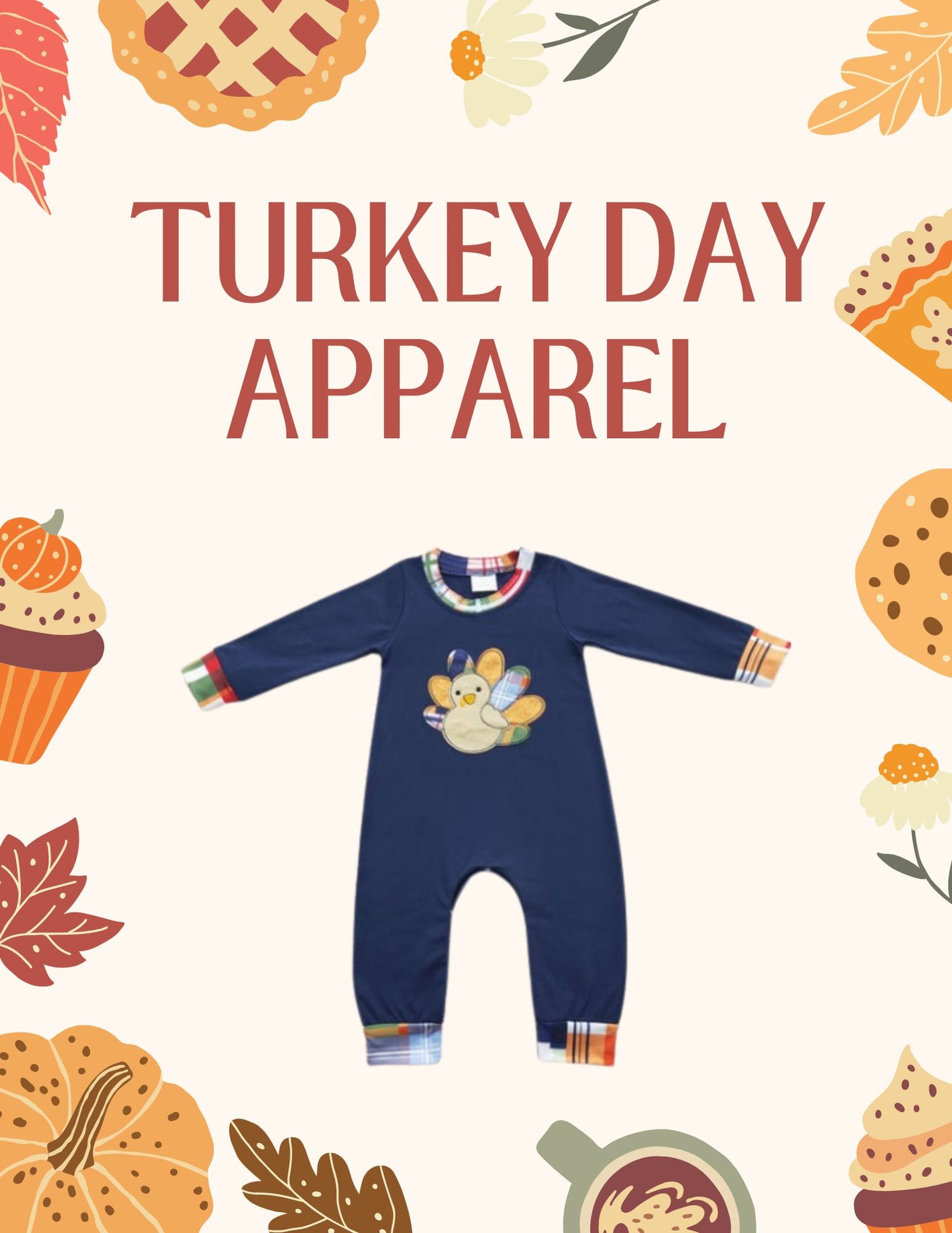 Boys Turkey romper