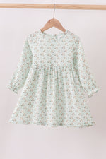 Premium duck print muslin dress