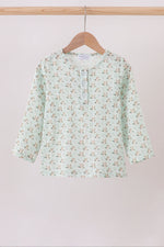 Premium duck print muslin top