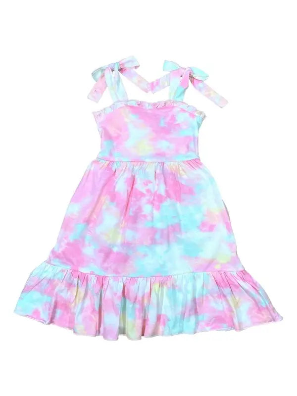 Toddler girls Tie Die Dress