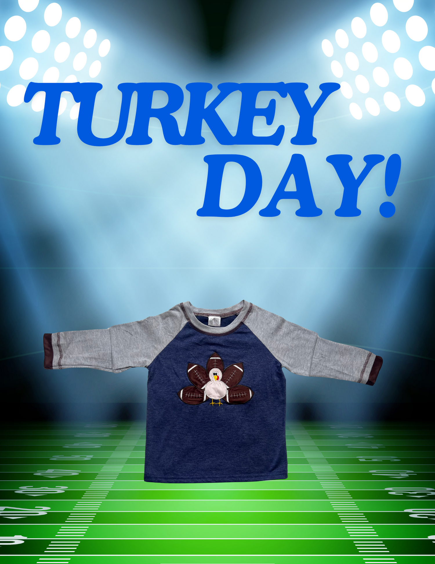 Boys Football Turkey Shirt