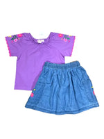 Lavender Skirt Set
