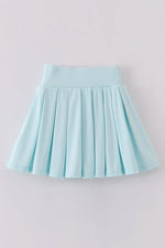 Blue Pleats active skorts