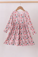 Nutcracker print bamboo dress