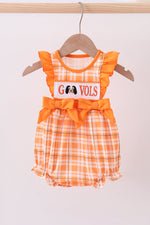Tennessee Go vols smocked ruffle bubble
