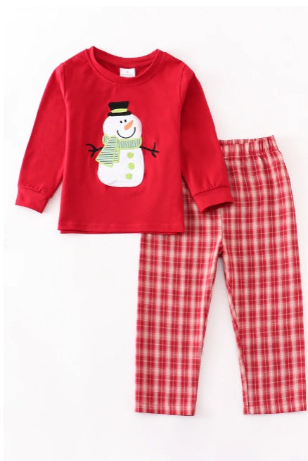 Snowman Pants set