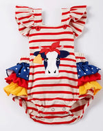 Baby Girl Stripe Romper