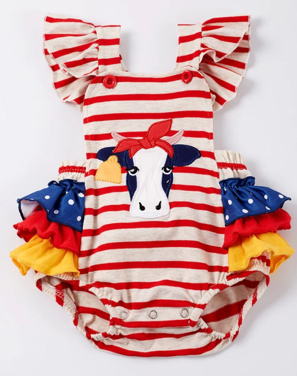 Baby Girl Stripe Romper