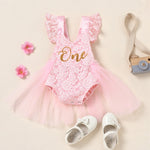 Girls Birthday Romper