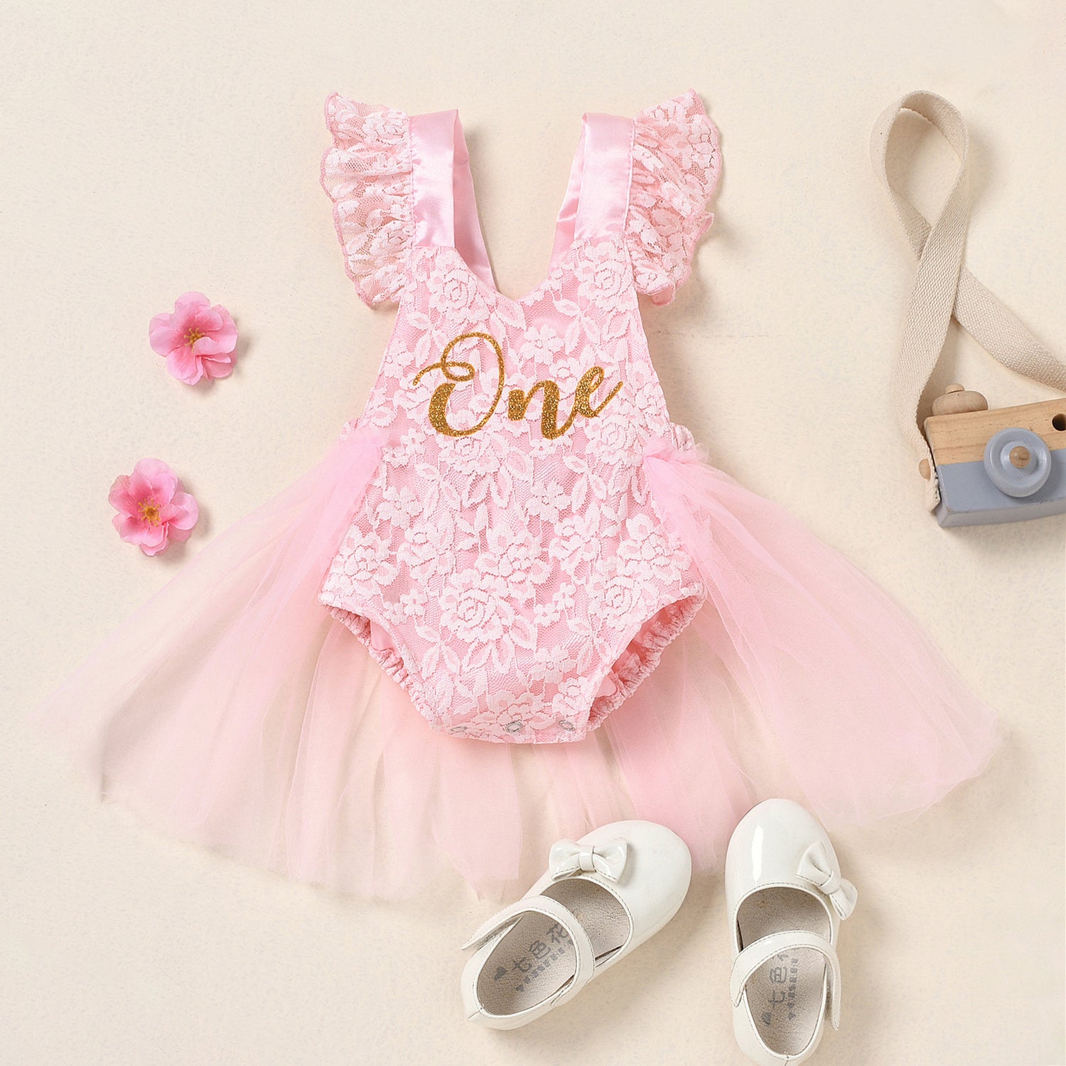 Girls Birthday Romper