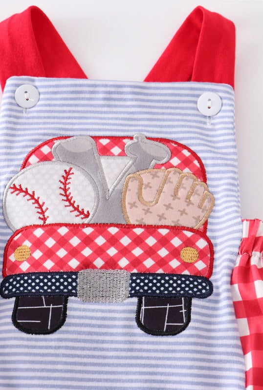 Boys Baseball Romper