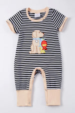 Baby Boy Dog Romper