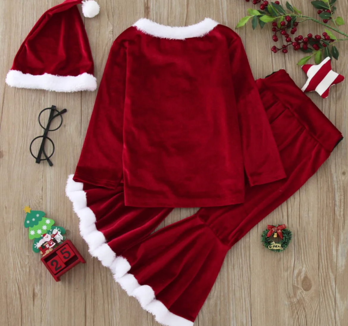 Santa Bells Pants Set