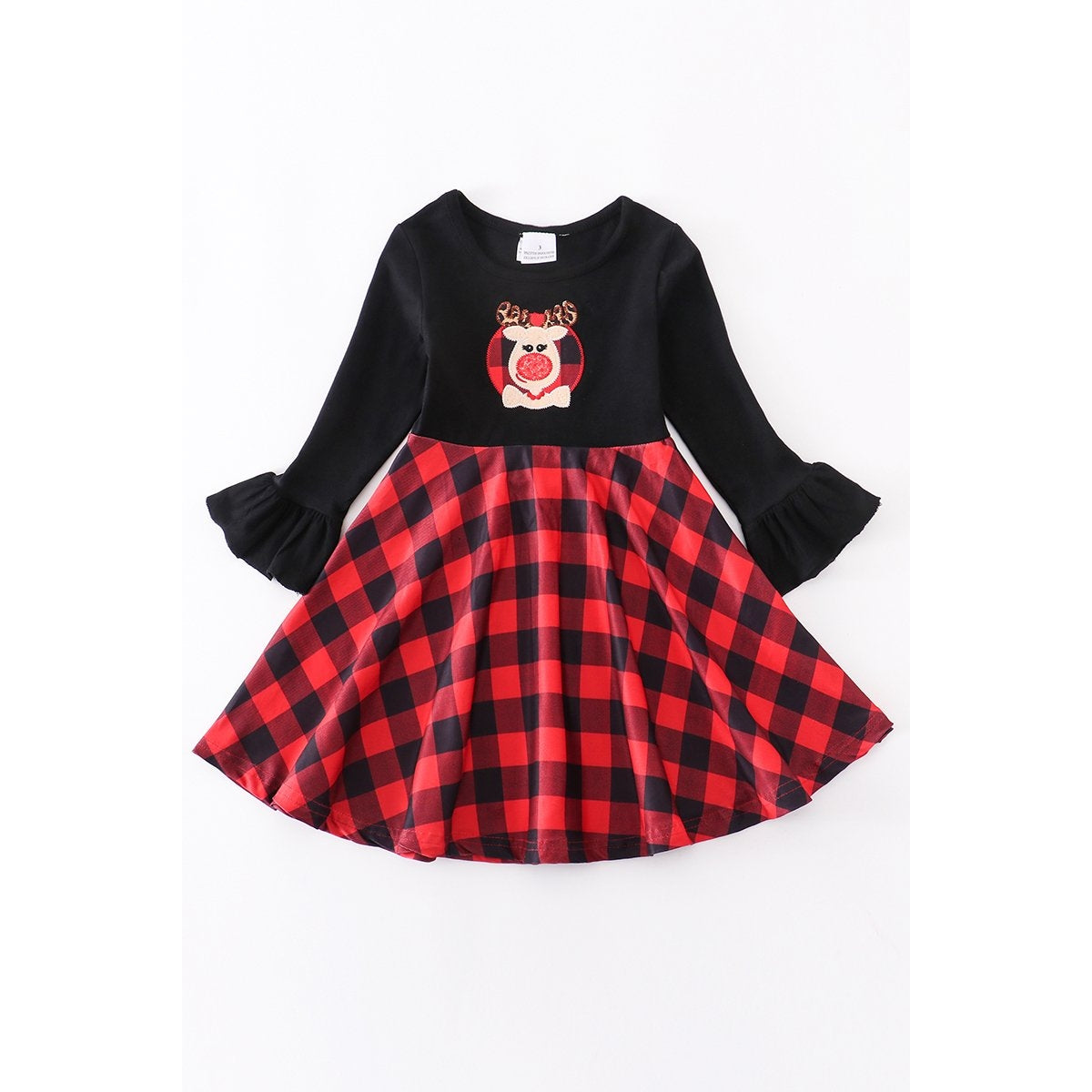 Girls Reindeer Dress