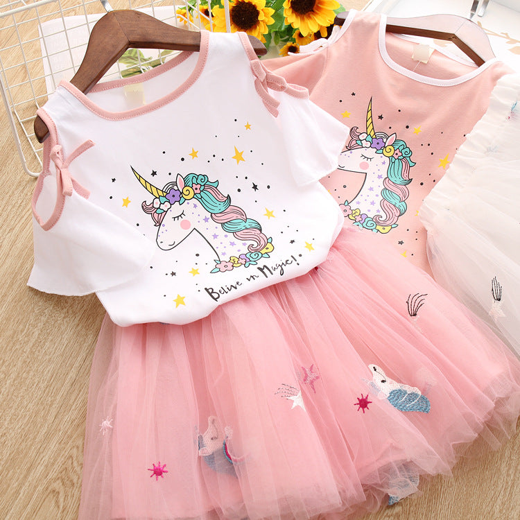 Girls Unicorn Tutu Set