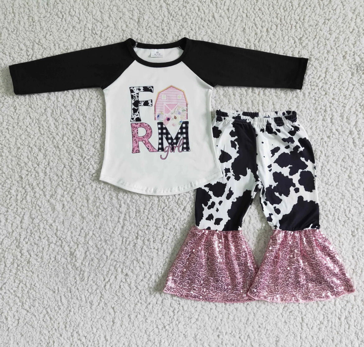 Girls Farm Pants set