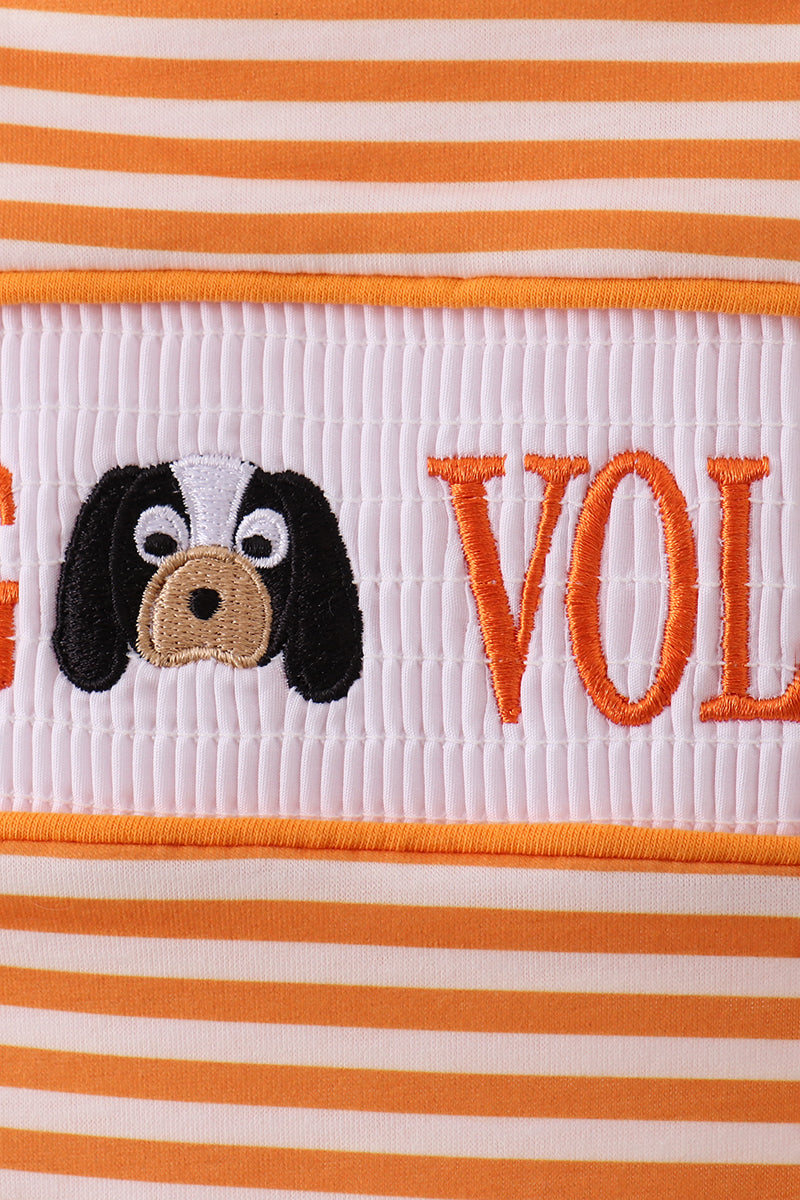 Tennessee Go vols smocked stripe jonjon