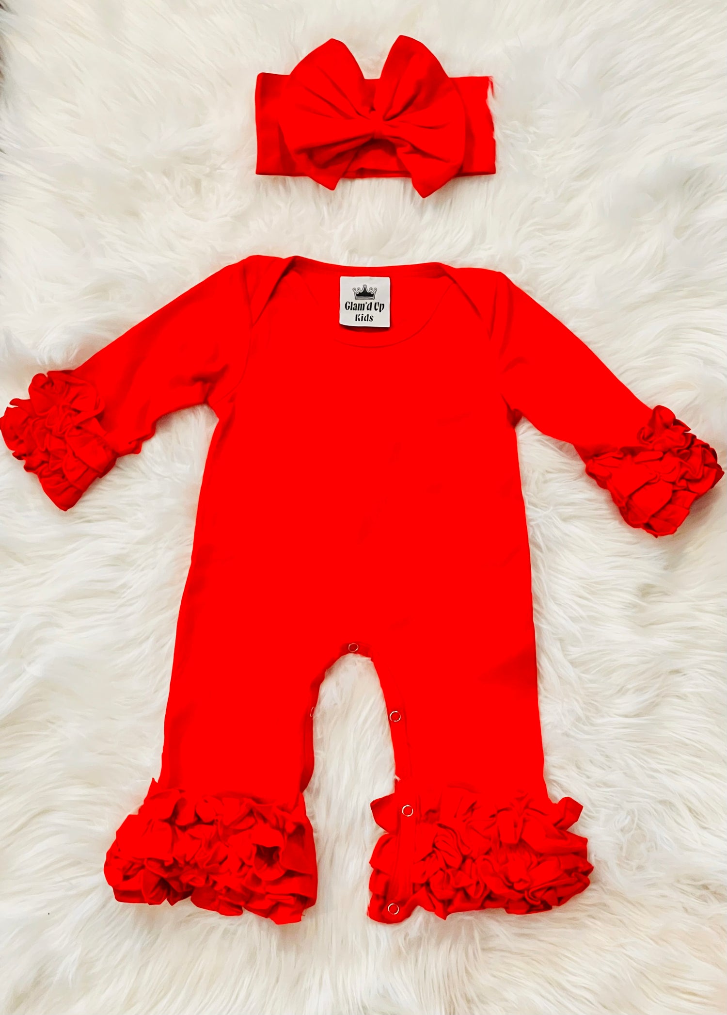 Red Icing Romper set