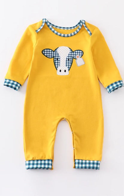 Boys Bull Romper