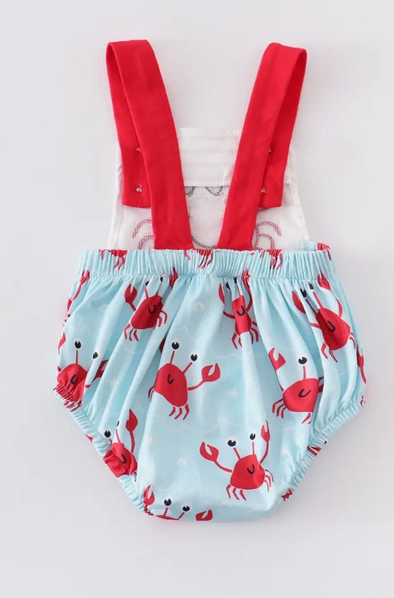 Boys Crab Romper