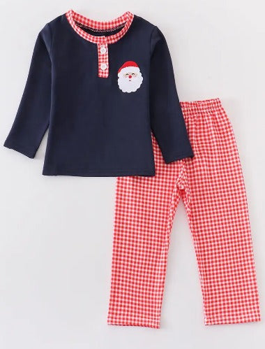 Boys Santa Pants set