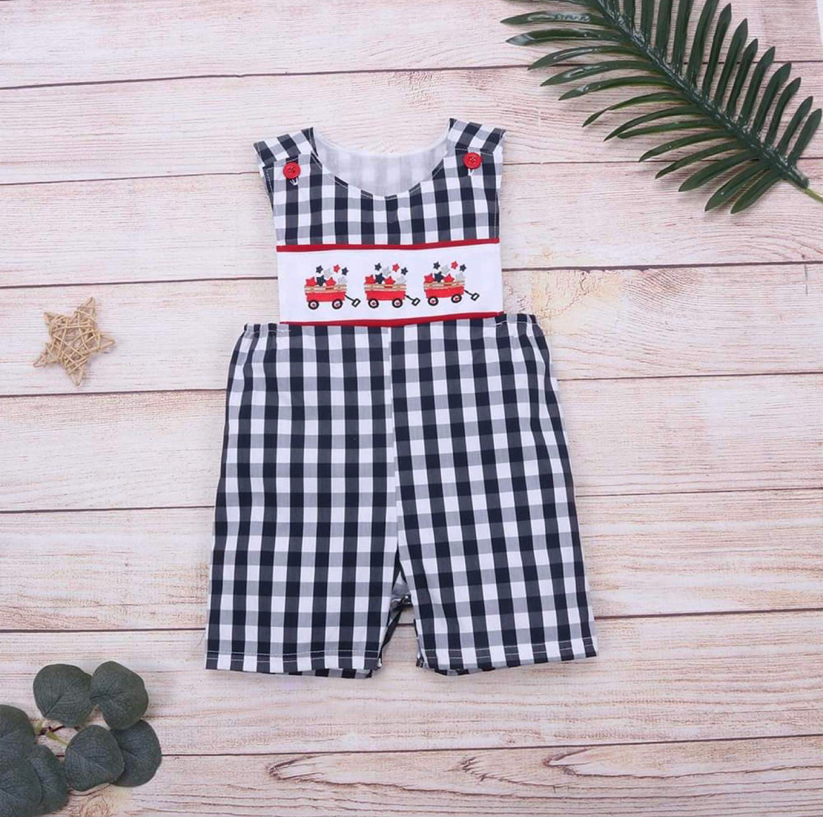 Boys Wagon Romper