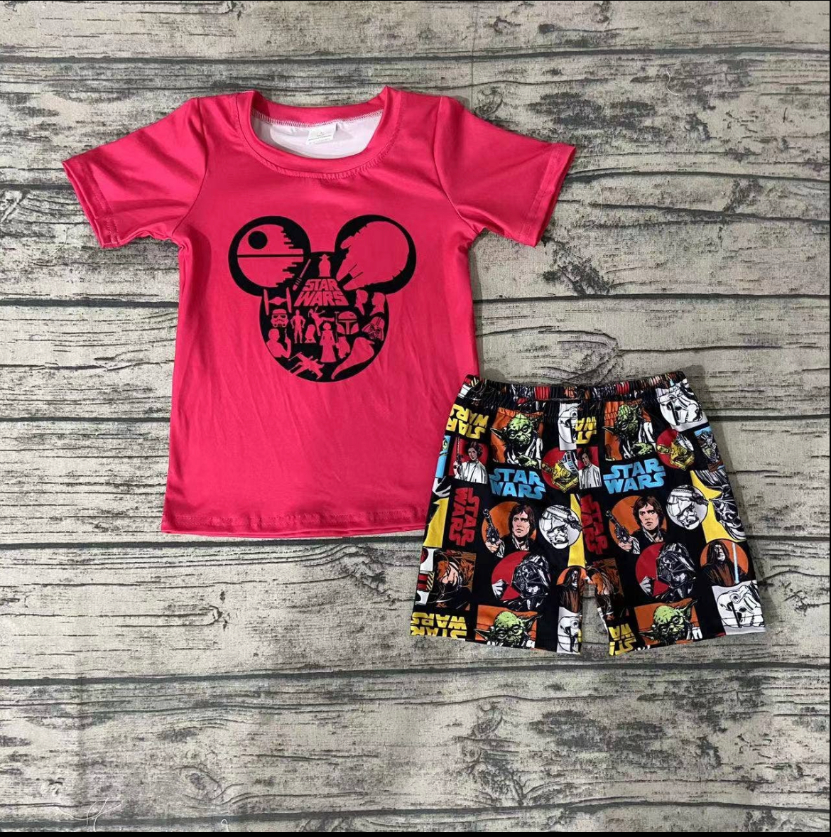 Boys 2 piece shorts set