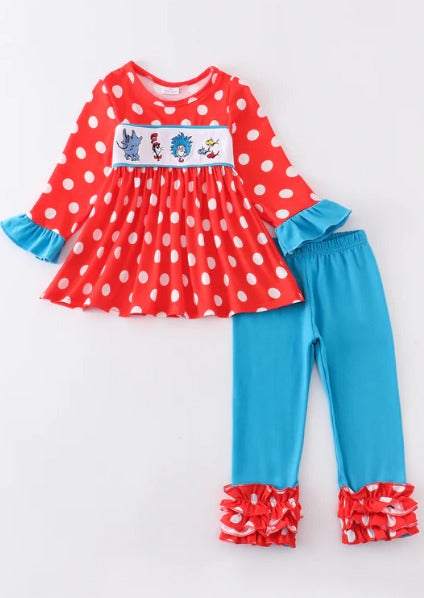 Girls Polka Dot set